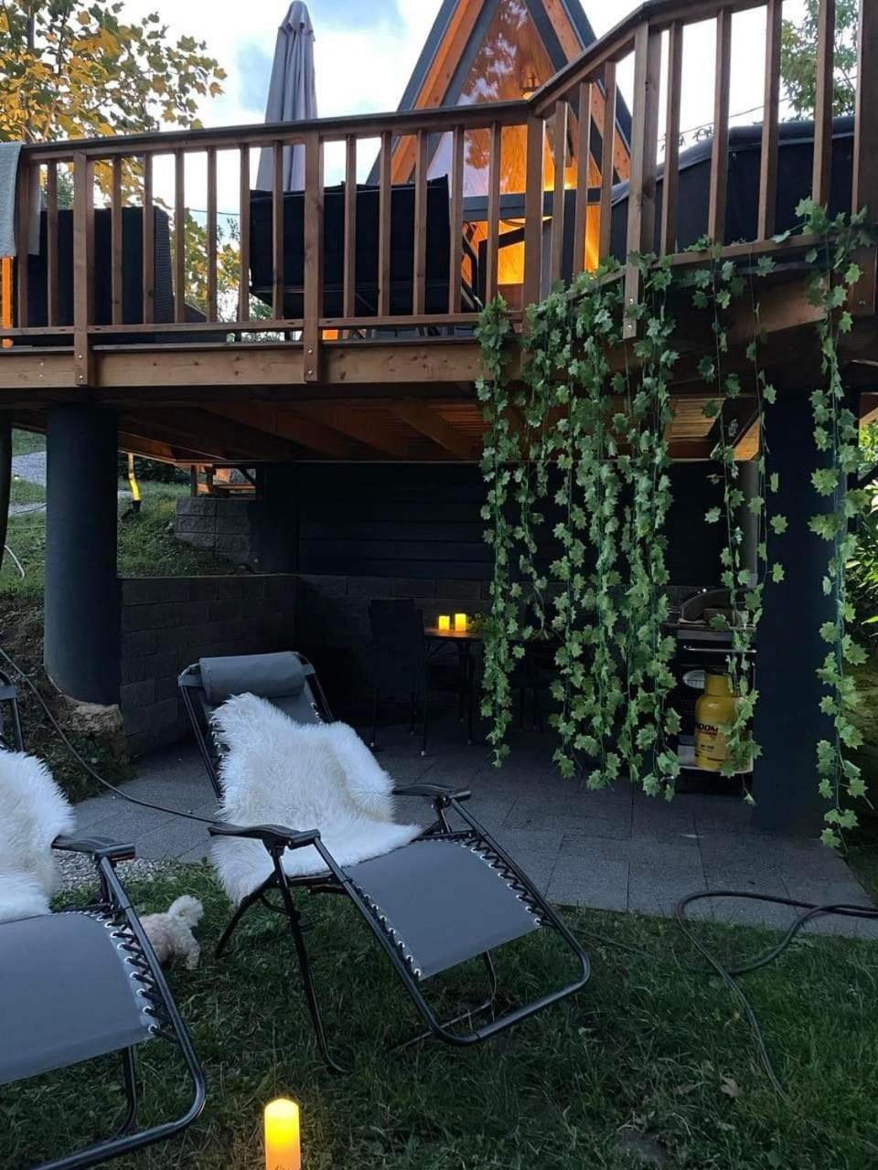 Glamping House With Terrace And Sauna- No Hot Tub- Hisa Oddiha * Smarjeske Toplice
